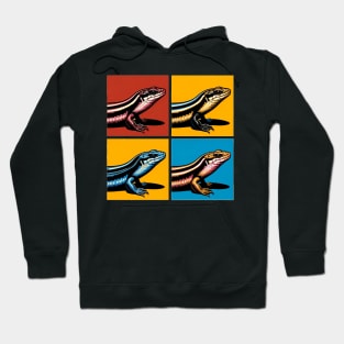 Peter's Banded Skink Pop Art - Cool Lizard Hoodie